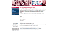 Desktop Screenshot of foster-and-cranfield.co.uk
